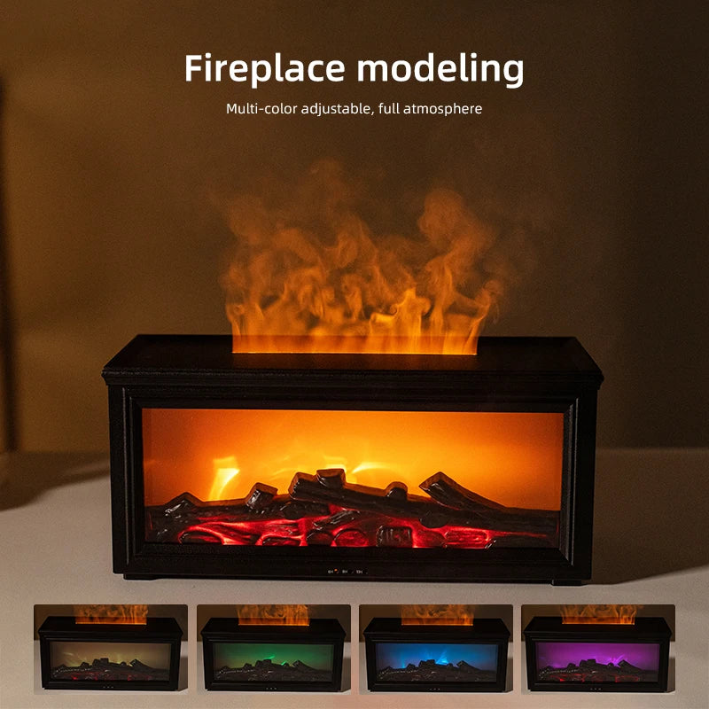 Mini Flame Aroma Fireplace Diffuser