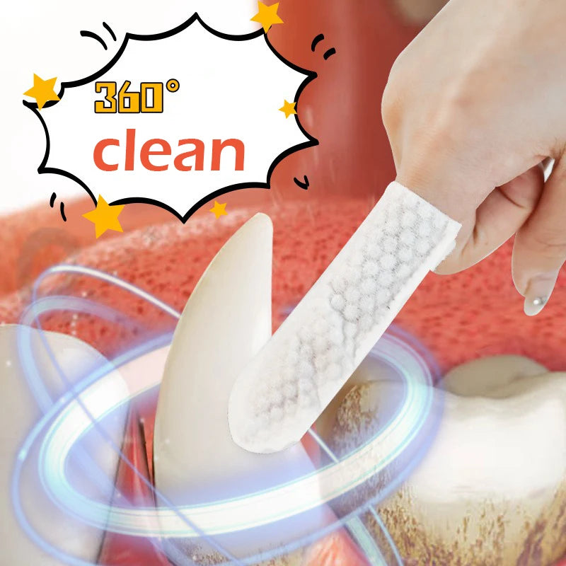 QuickClean Pet Finger Toothbrush Kit