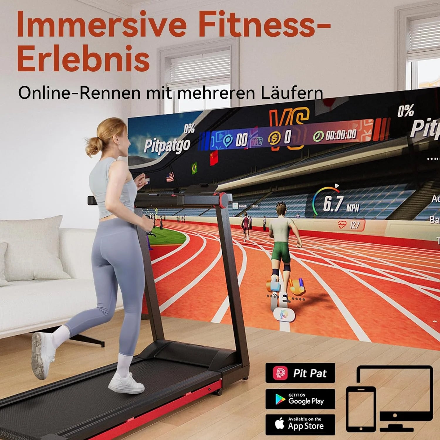 HomeFold Walking Treadmill