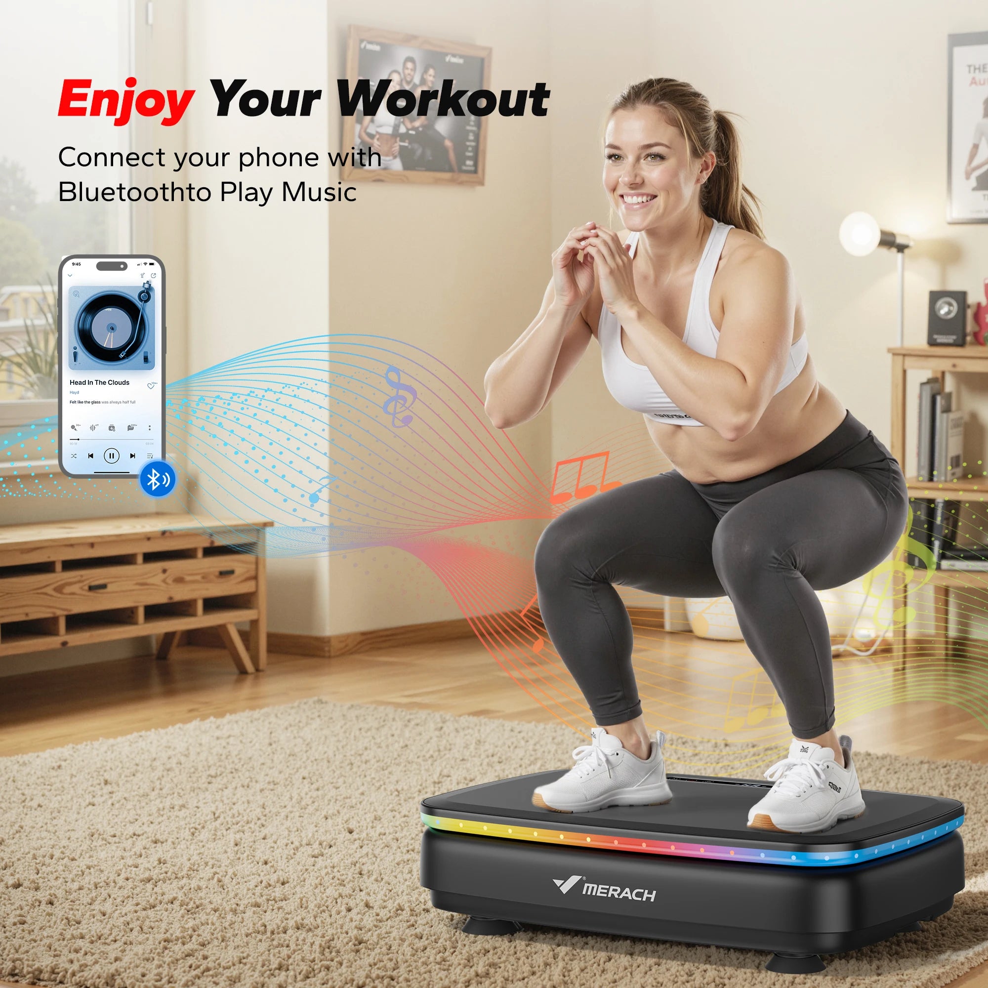 PowerVibe Whole Body Fitness Plate