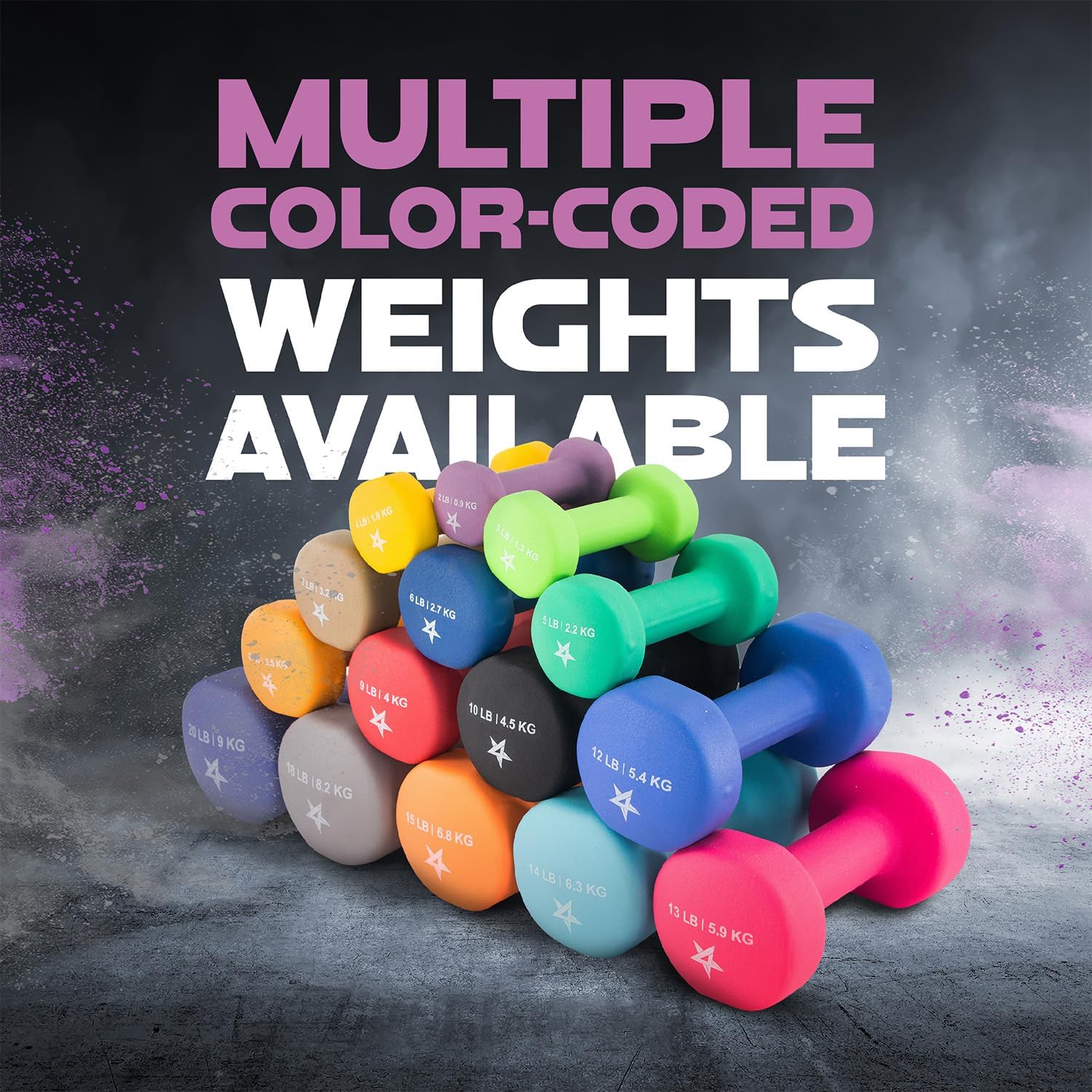 GripPro Neoprene Dumbbells