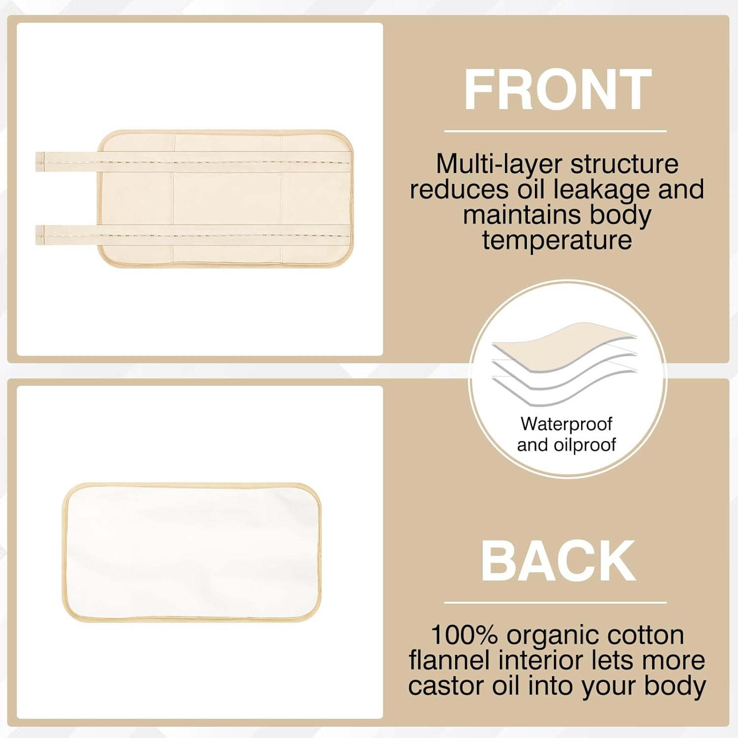 Easy Relief Castor Oil Wrap