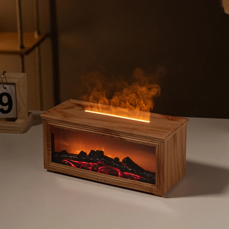 Mini Flame Aroma Fireplace Diffuser