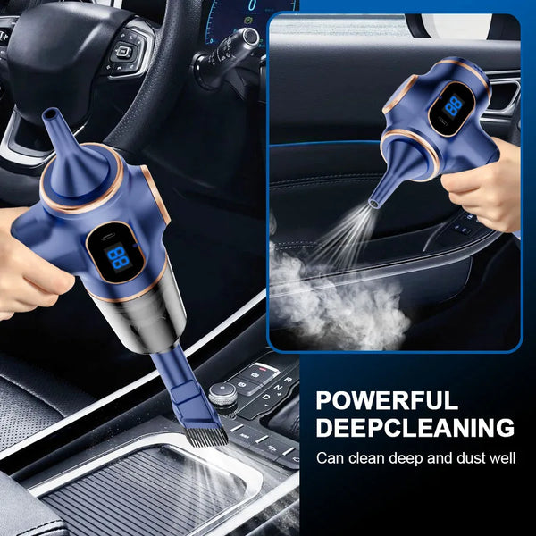 QuickClean Portable Car Vacuum Cleaner